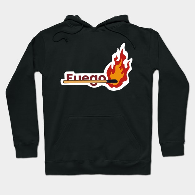 Fire in a match Hoodie by fmpanis98